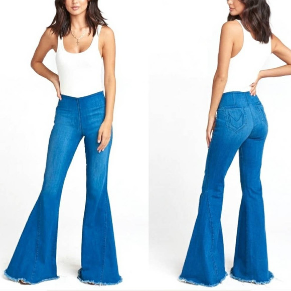 Show Me Your MuMu Pants - Show Me Your Mumu Berkeley Bells Blue Deni…